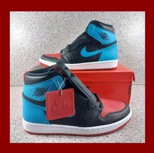 Nike Air Jordan 1 High OG UNC to Chicago Sneakers Women's Size 9 Men's 7 Shoes
